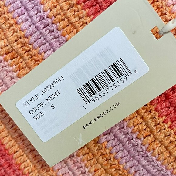 Ramy Brook $495 Amal Crochet Midi Dress Size Small NWT - Picture 8 of 10